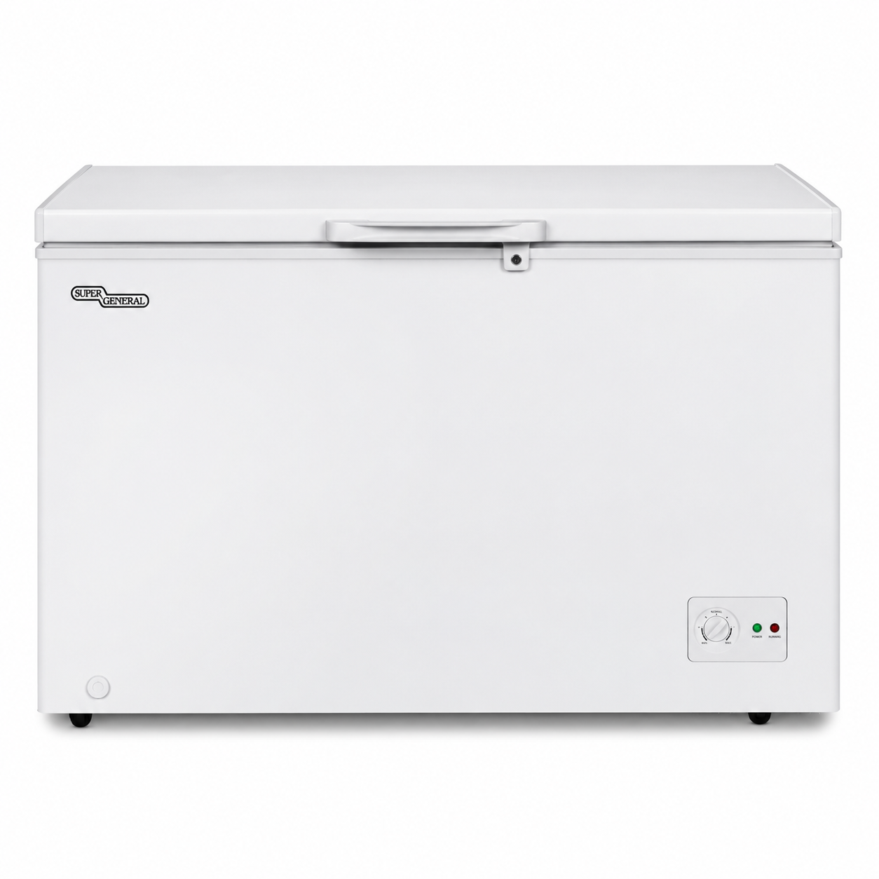 Super General SGF444HE 450L Chest Freezer – Heavy Duty Deep Freezer with Lock & Key