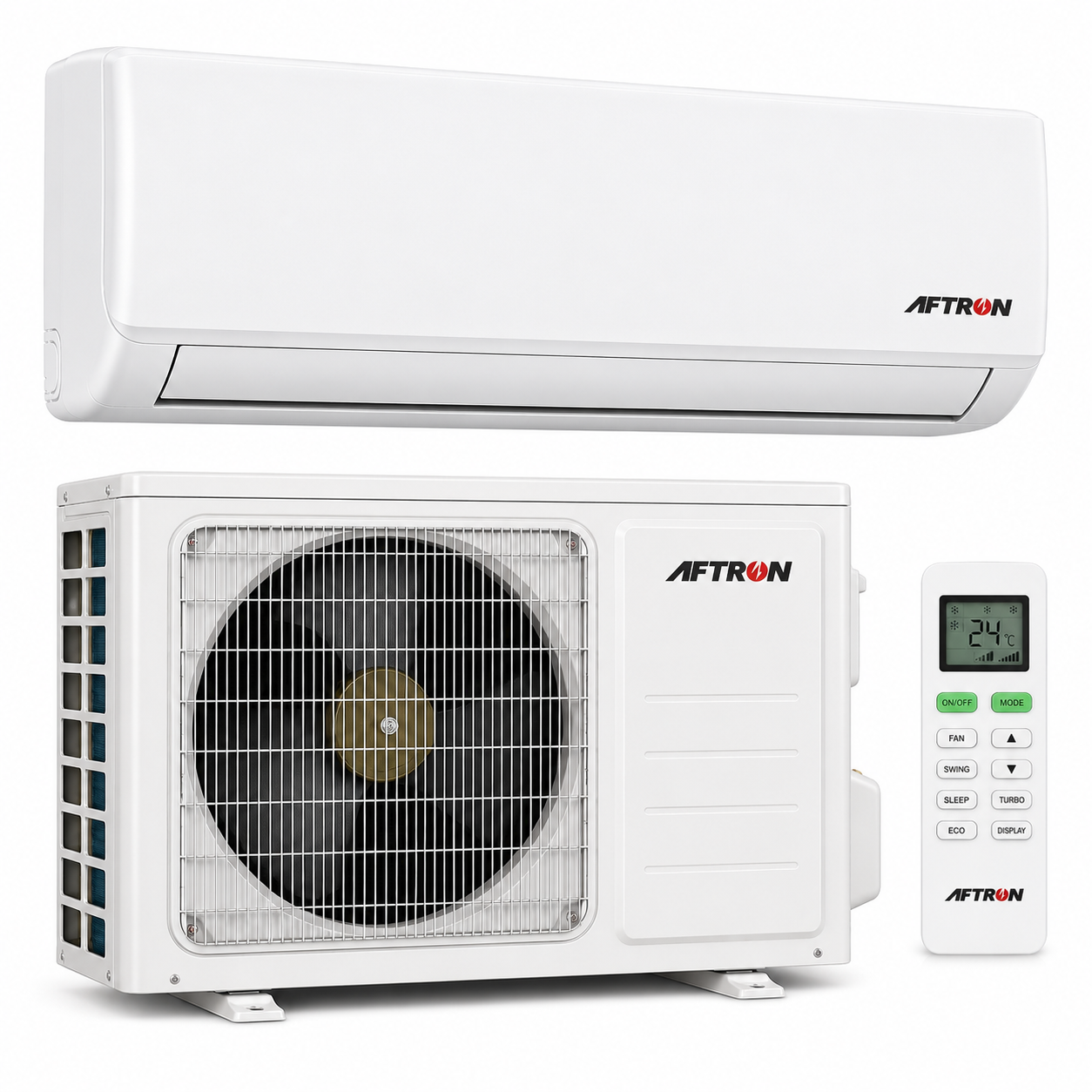 AFTRON AFW3660B/C 3 Ton Split Air Conditioner – Piston Compressor – High Performance Cooling