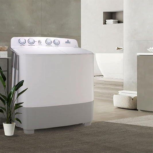 Westpoint WTX-1017 10KG Twin Tub Semi Automatic Washing Machine | Top Load | Air Dry Technology