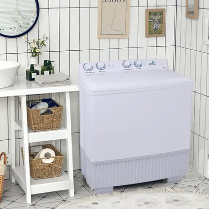 Westpoint WTX-1217 12KG Twin Tub Semi Automatic Washing Machine | Top Load | Air Dry Technology