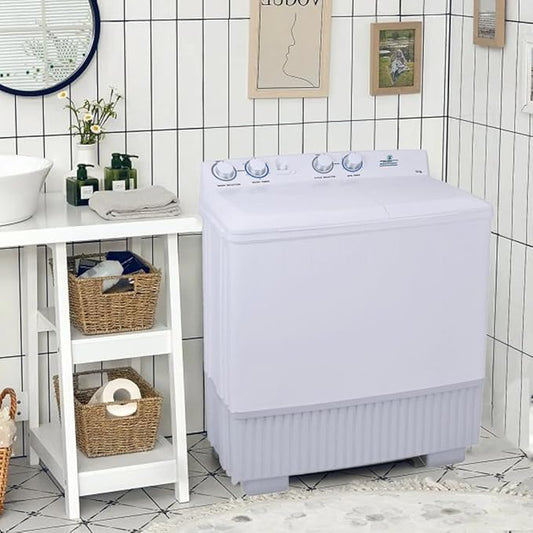 Westpoint WTX-1217 12KG Twin Tub Semi Automatic Washing Machine | Top Load | Air Dry Technology