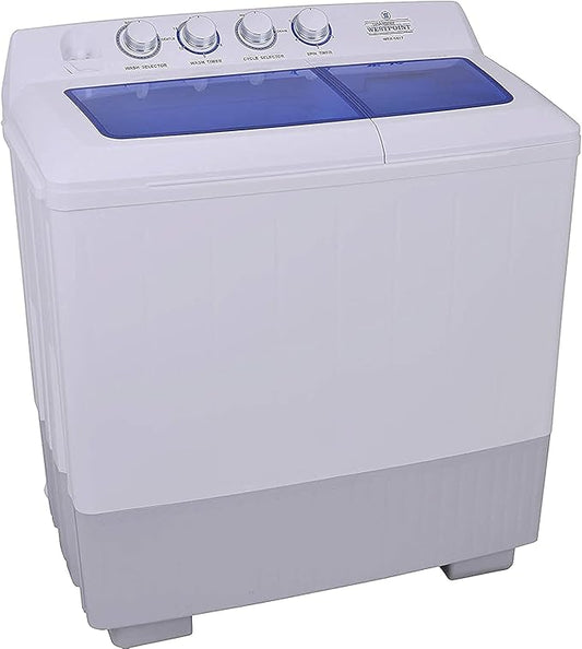 Westpoint WTX-1417 14KG Twin Tub Semi Automatic Washing Machine | Top Load | Plastic Body | Air Dry Technology