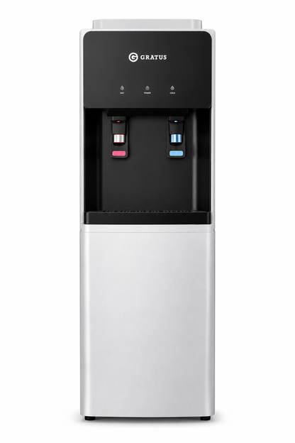 GRATUS Bottom Load Water Dispenser GWD3132ACRCW | Hot, Cold & Normal Water | Child Safety Lock | Premium Bottom