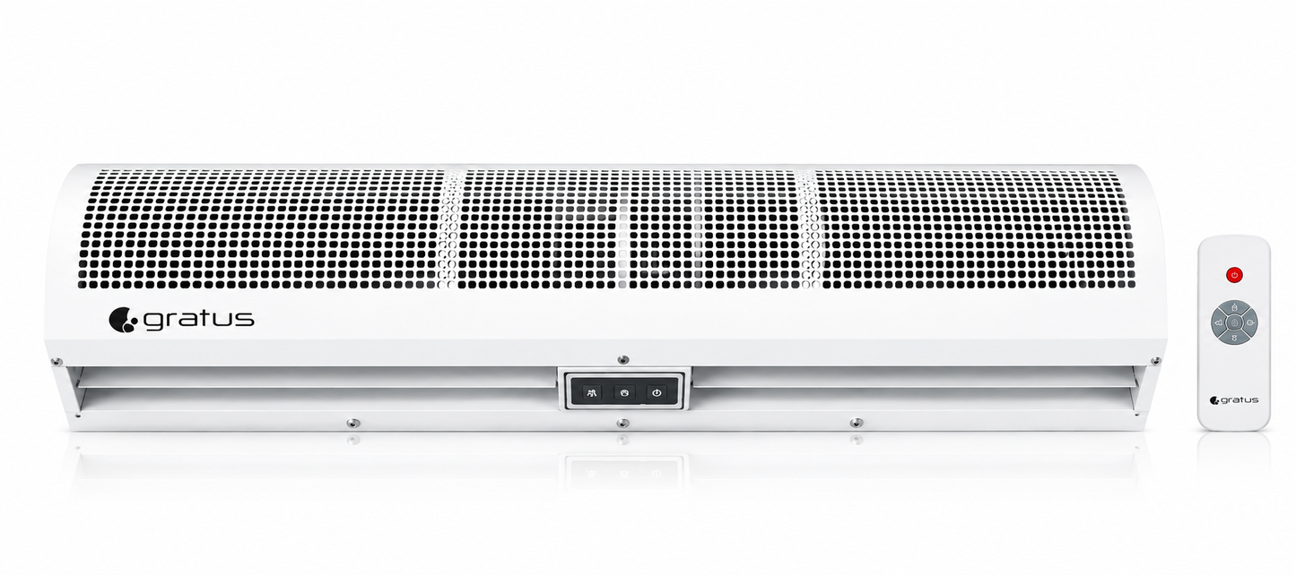 GRATUS Air Curtain 100CM GC09G5-2RC-DS with Remote Control & Door Sensor
