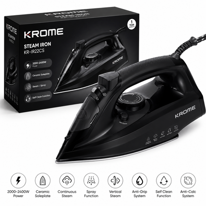 KROME STEAM IRON 2000-2400W KR-IR22CS