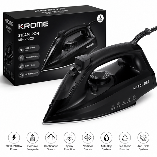 KROME STEAM IRON 2000-2400W KR-IR22CS