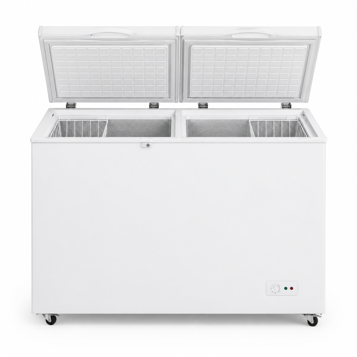STAR TRACK Chest Freezer 423L Double Door White STCFW475L | Deep Freezer | Manual Defrost | R290 Refrigerant