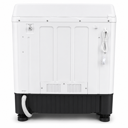 AFTRON Twin Tub Washing Machine 10KG AFW10200K – Semi Automatic | Twin Tub Design | Air Dry Function | White