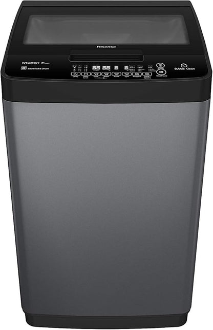 Hisense WTJA802T 8KG Fully Automatic Top Load Washing Machine – Smart & Efficient Laundry Solution