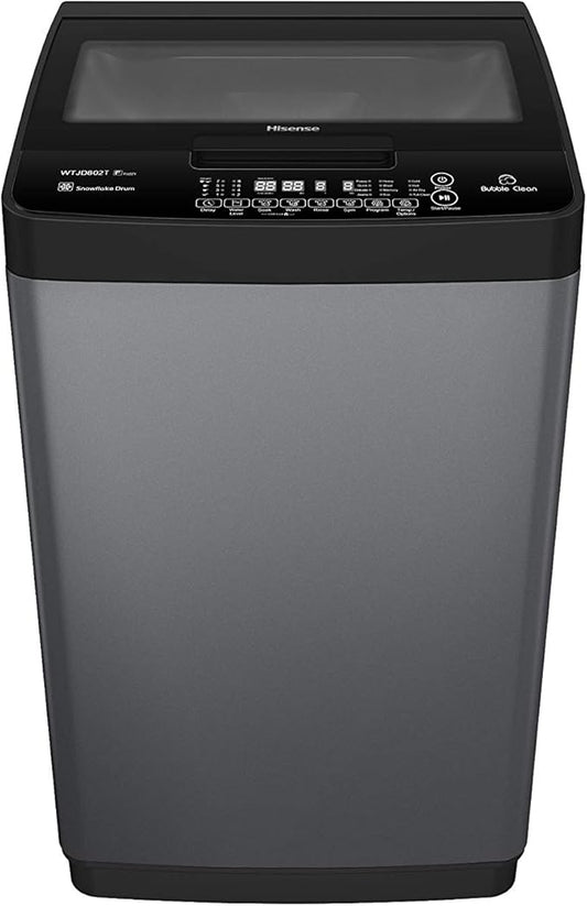 Hisense WTJA802T 8KG Fully Automatic Top Load Washing Machine – Smart & Efficient Laundry Solution