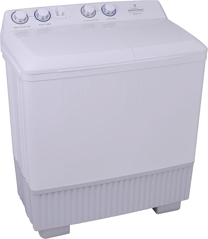 Westpoint WTX-1217 12KG Twin Tub Semi Automatic Washing Machine | Top Load | Air Dry Technology