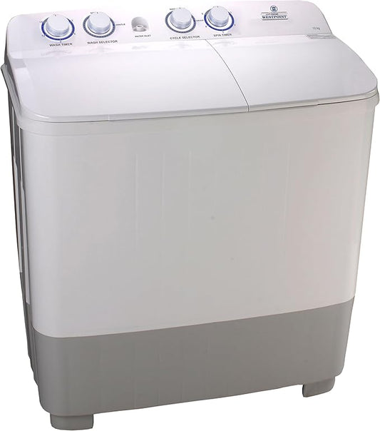 Westpoint WTX-1017 10KG Twin Tub Semi Automatic Washing Machine | Top Load | Air Dry Technology