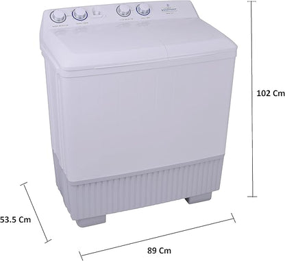 Westpoint WTX-1217 12KG Twin Tub Semi Automatic Washing Machine | Top Load | Air Dry Technology