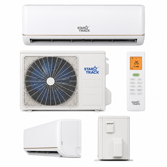 STAR TRACK Split Air Conditioner 1.5 Ton AC-ST-18000BTU TCO T3 | 18,000 BTU | T3 Rotary Compressor | R410A