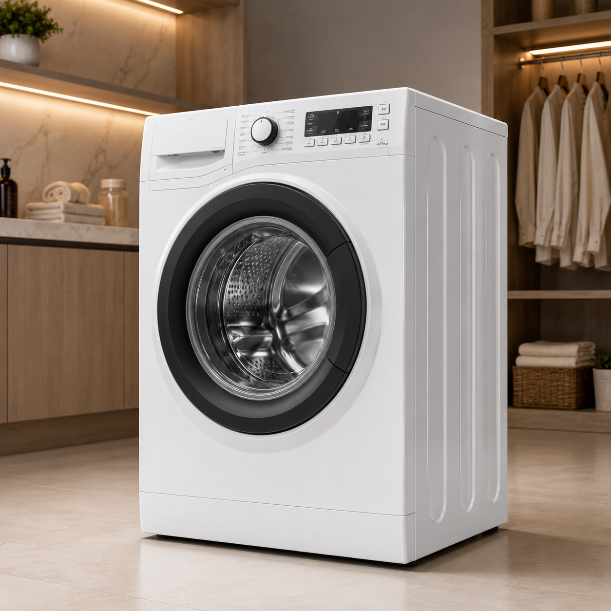 ARISTON NLM11946WCAGCC 9KG Front Load Washing Machine – 1400 RPM, Inverter Motor, Active Care Technology, White