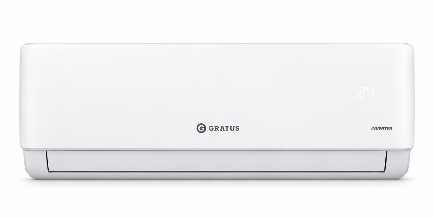 GRATUS 1.5 Ton Split Air Conditioner GSAC18TMC | Rotary Compressor | R410A Refrigerant | 18000 BTU Cooling Capacity
