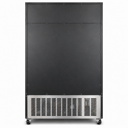 EMELCOLD MED12SS 1200L Double Door Commercial Display Chiller – Glass Door Showcase Refrigerator