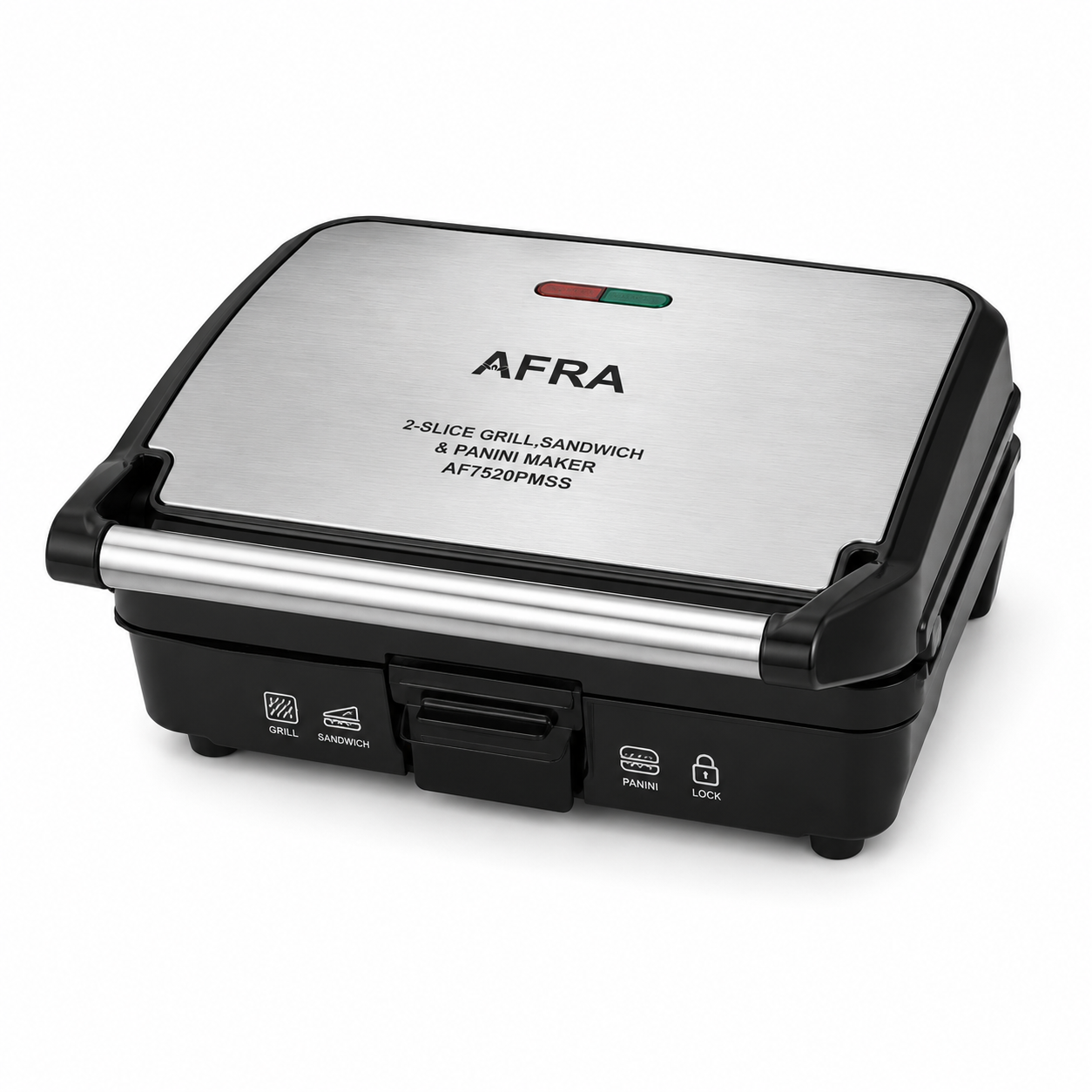 AFRA AF7520PMSS 2-Slice Grill, sandwich, and Panini Maker