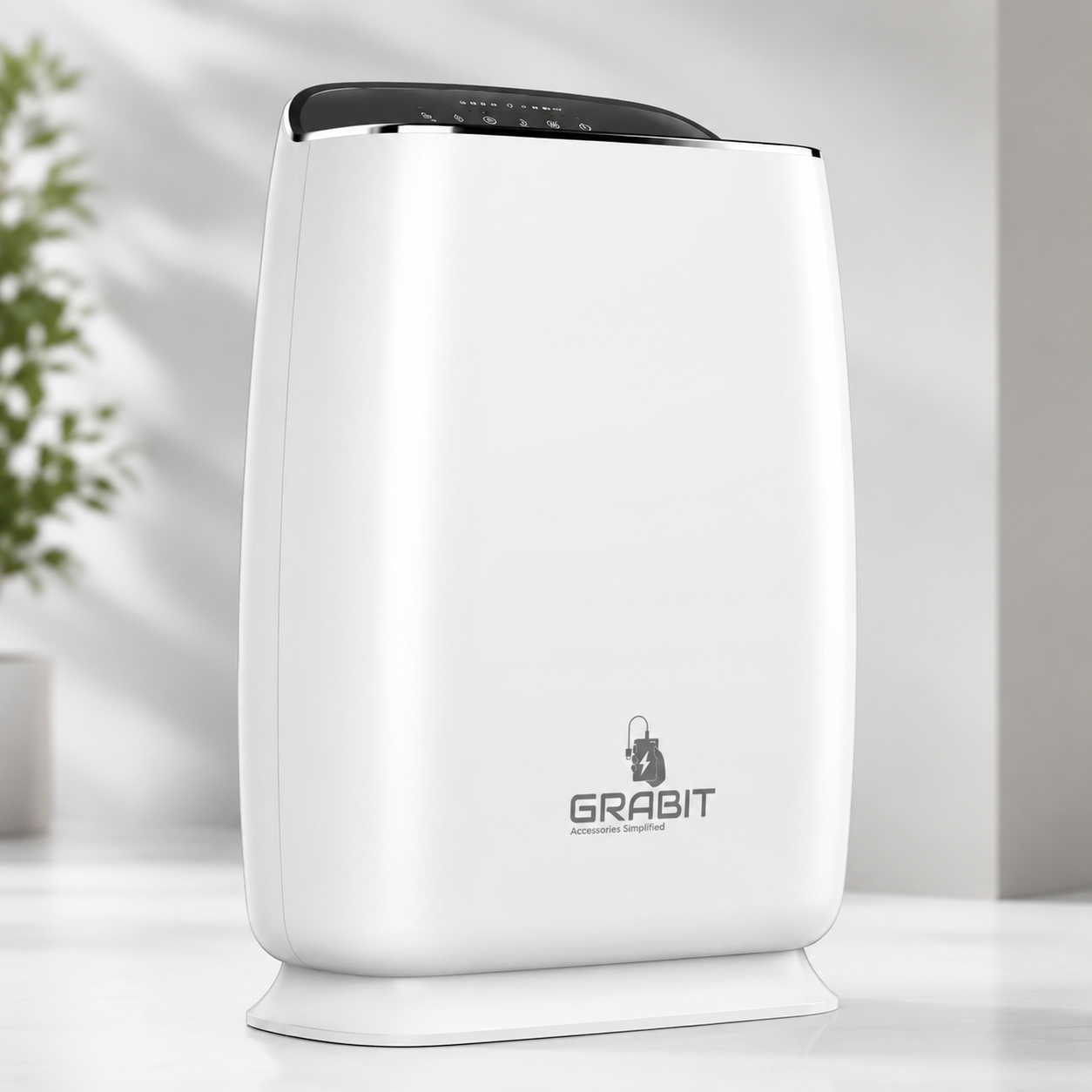 GRABIT GAP-200 Smart Air Purifier with HEPA13 Filtration, Air Quality Indicator, Night Light & Wi-Fi Control