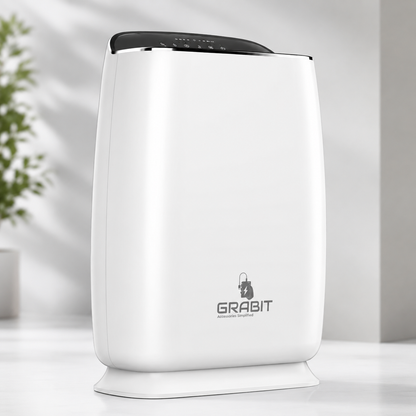 GRABIT GAP-200 Smart Air Purifier with HEPA13 Filtration, Air Quality Indicator, Night Light & Wi-Fi Control