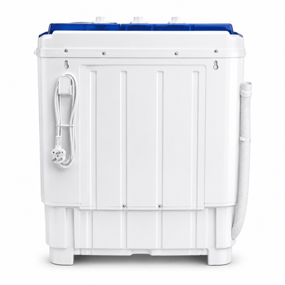 AKAI Twin Tub Washing Machine 7KG WMMA-X07TT – Semi Automatic | Twin Tub Design | Spin Dryer | White