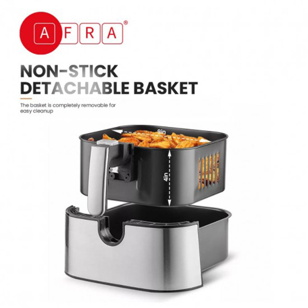 AFRA AF-5518AFSS 5.5L Digital Air Fryer – 1800W Oil-Free Cooking with Rapid Air Technology