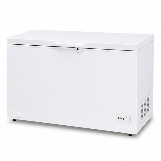 Super General SGF444H 440L Chest Freezer – Energy Efficient Commercial Deep Freezer with Fast Cooling