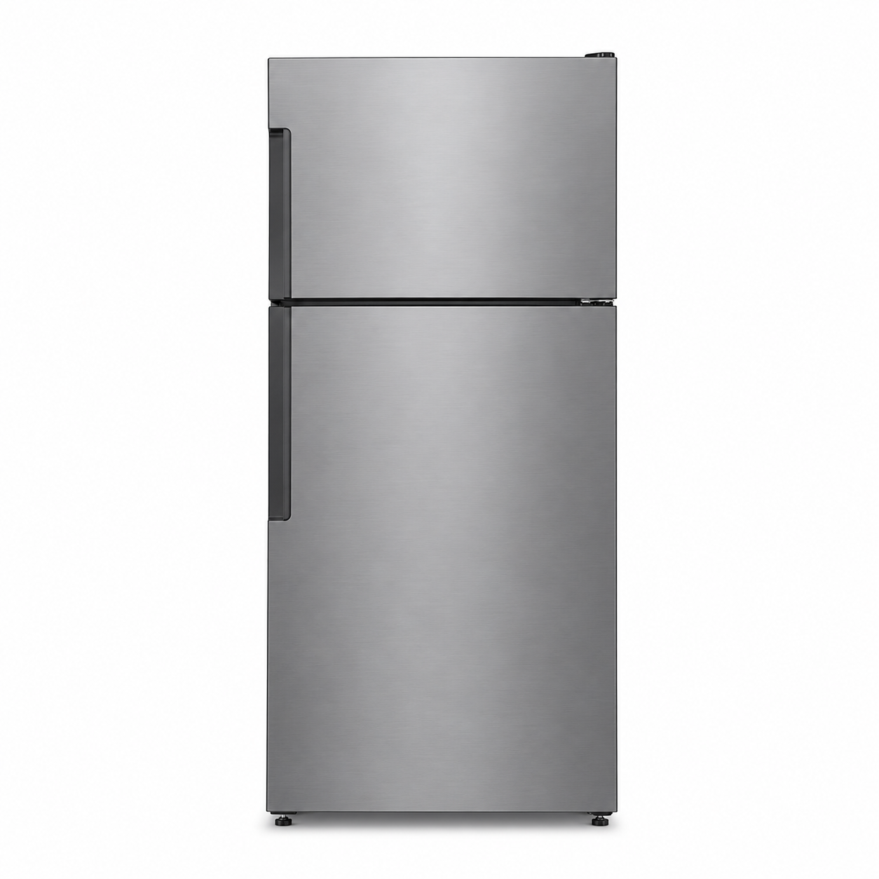 Nobel 280L Double Door Refrigerator NR280NF | No Frost | Top Mount Fridge | Dark Silver | UAE