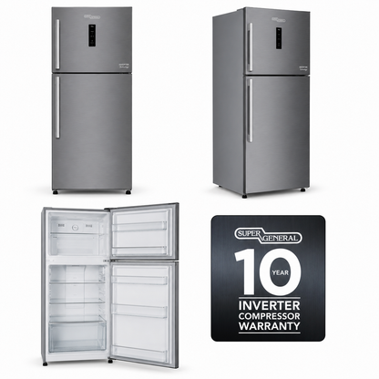 Super General SGR415IE 410L Top Mount Refrigerator – Premium No Frost Inverter Refrigerator