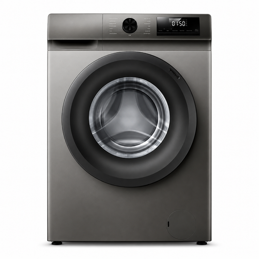 Kelon 8KG Front Load Washing Machine KWFQP8012T/S | Inverter Motor | Steam Wash | 1200 RPM