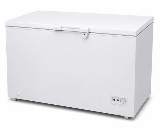 AFTRON 460L Chest Freezer White – AFF5550F | Single Door Deep Freezer for Home & Commercial Use