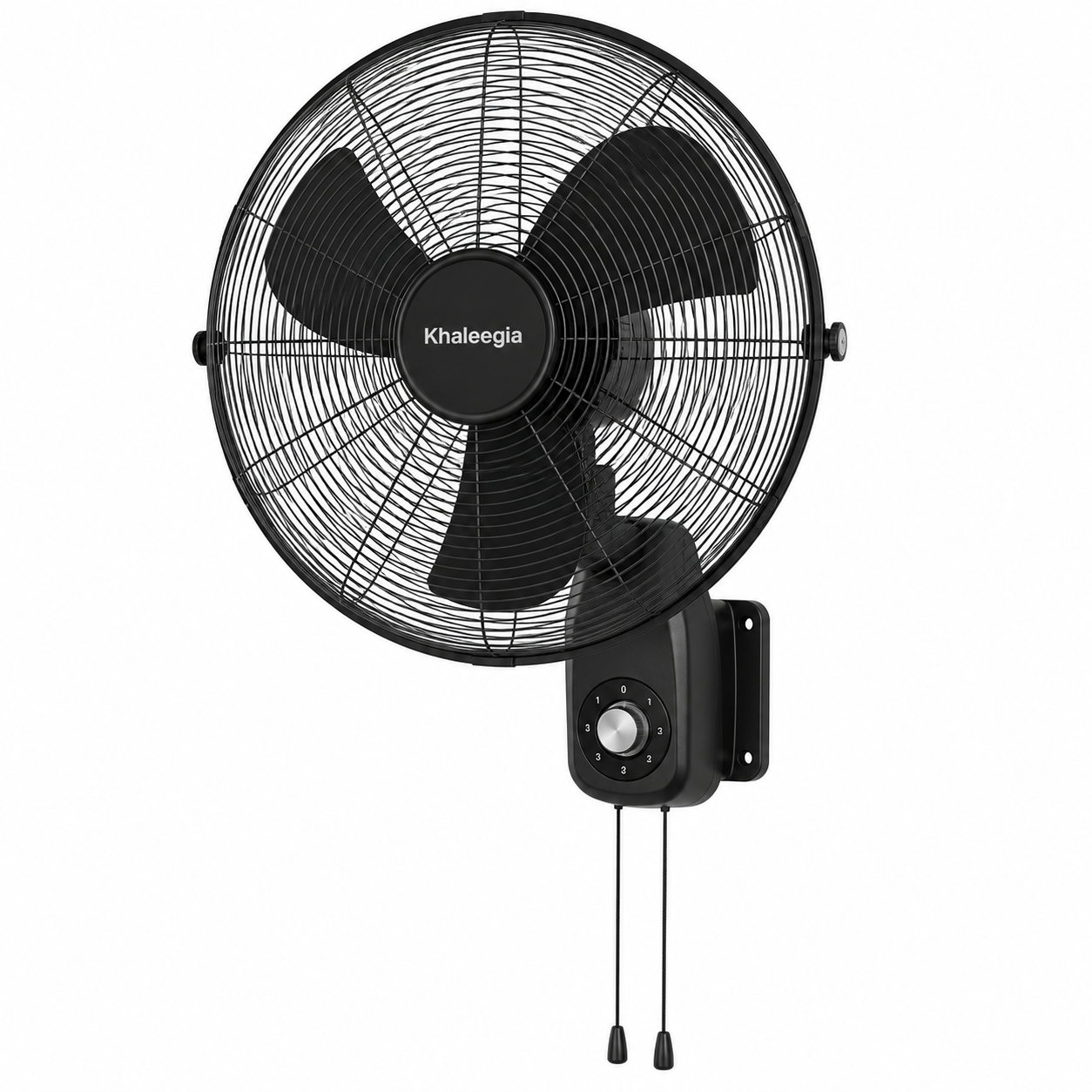 Khaleegia KALASH-400 16 Inch Wall Fan | 60W Wall Mounted Fan with Oscillation & 3 Speed Control