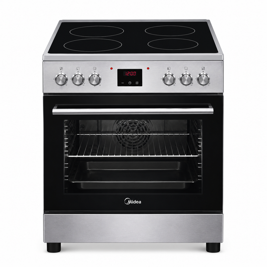 Midea VC6814 60×60 Ceramic Cooking Range | 65L Multifunction Electric Oven with 4 Ceramic Zones | UAE