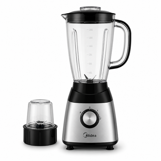 Midea BL2516AG 1.5L Blender with Grinder | 500W | 2-Speed + Pulse | BPA-Free | UAE