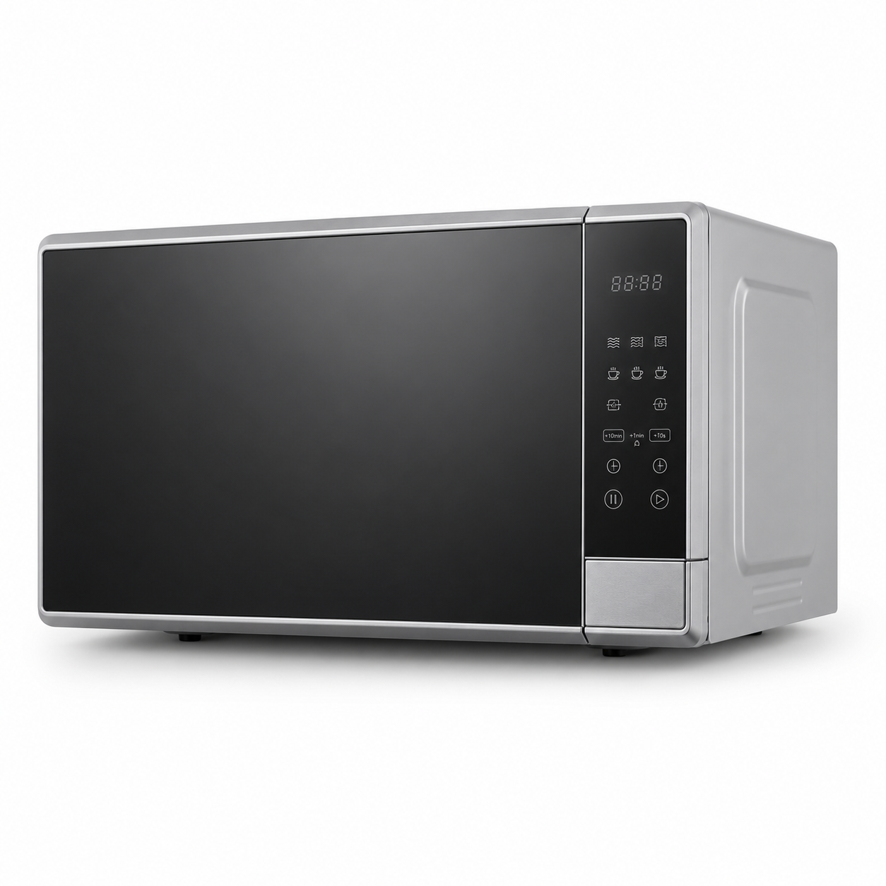 Midea 25L Digital Solo Microwave Oven EM925A2GU-SL | 900W | Silver | Touch Control | UAE