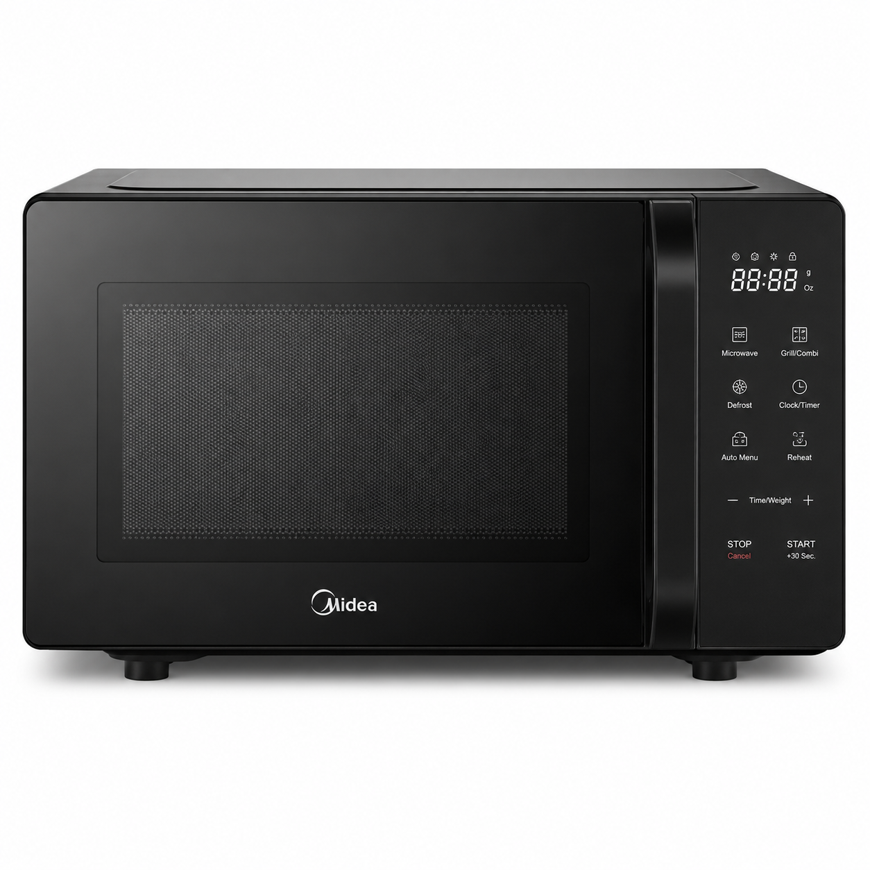 Midea 42L Microwave Oven with Grill EM142A2MI | 900W | Digital Touch Control | Black | UAE