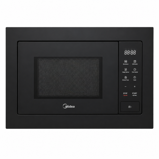 Midea 25L Built-In Microwave Oven with Grill AG925BVK | 900W | Digital Touch Control | UAE