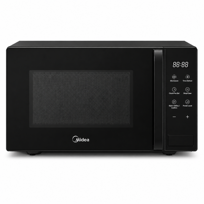Midea 20L Digital Solo Microwave Oven EM721BK | 700W | Black | LED Display | UAE