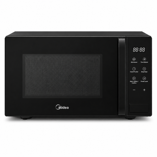 Midea 20L Digital Solo Microwave Oven EM721BK | 700W | Black | LED Display | UAE