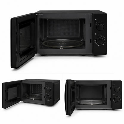 Midea 25L Manual Solo Microwave Oven MM8P022KG-BK | 800W | Black | Mechanical Control | UAE