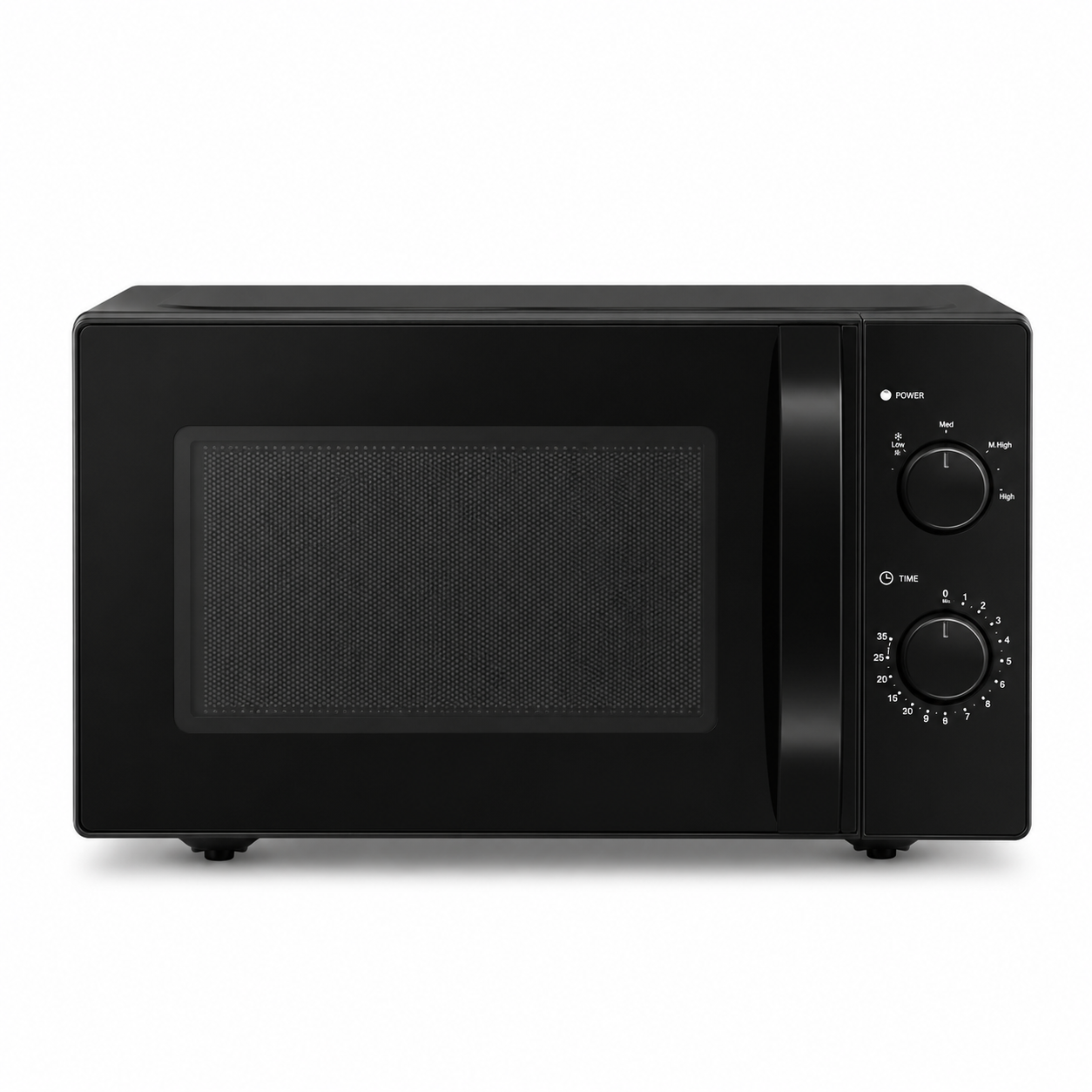 Midea 25L Manual Solo Microwave Oven MM8P022KG-BK | 800W | Black | Mechanical Control | UAE