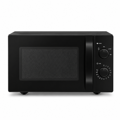 Midea 25L Manual Solo Microwave Oven MM8P022KG-BK | 800W | Black | Mechanical Control | UAE