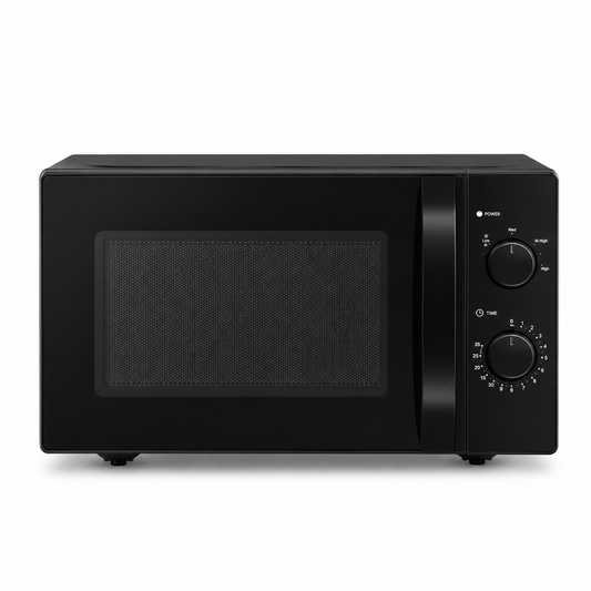 Midea 25L Manual Solo Microwave Oven MM8P022KG-BK | 800W | Black | Mechanical Control | UAE