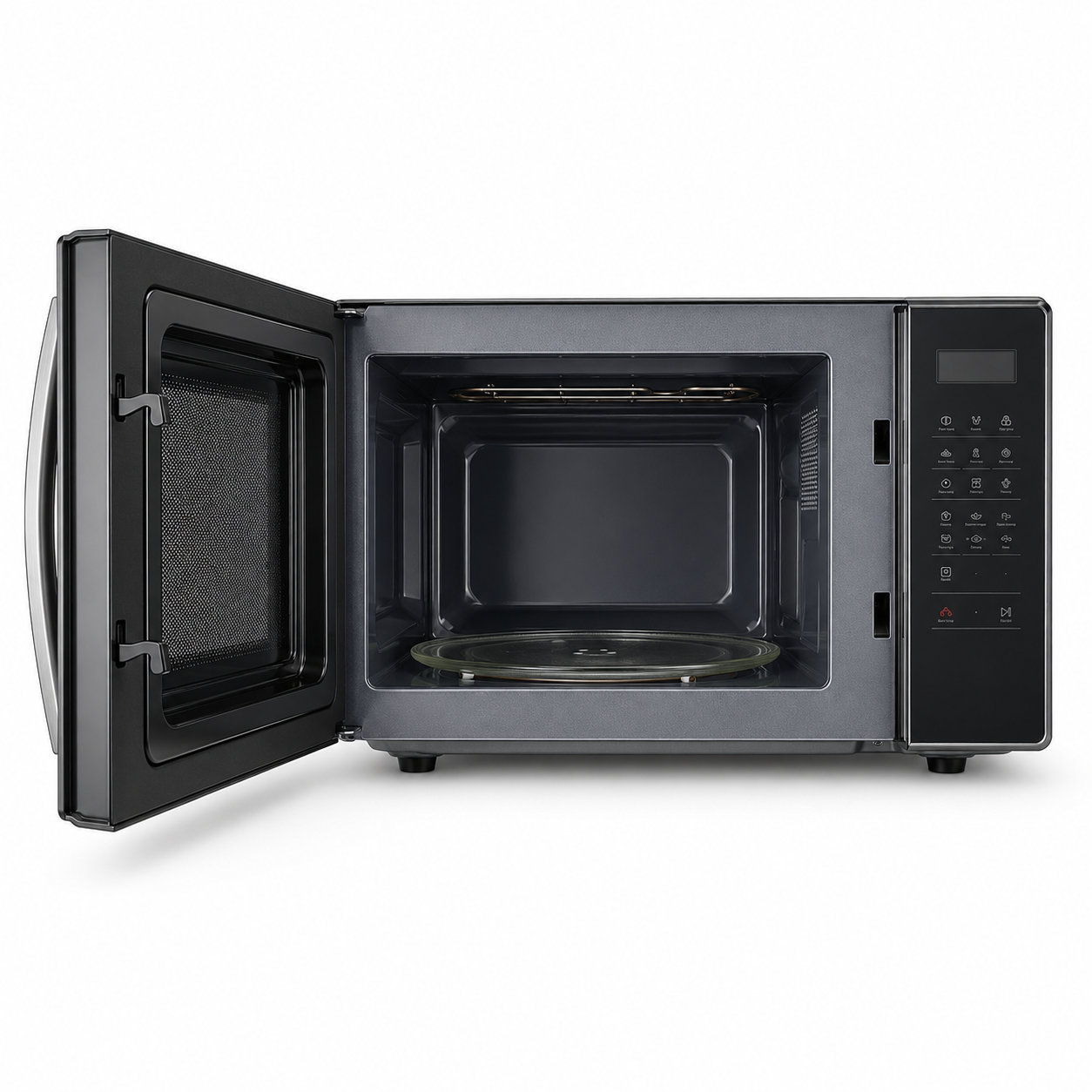 Midea 29L Digital Microwave Oven with Grill EG9P032MX | 900W | Touch Control | Dark Silver | UAE