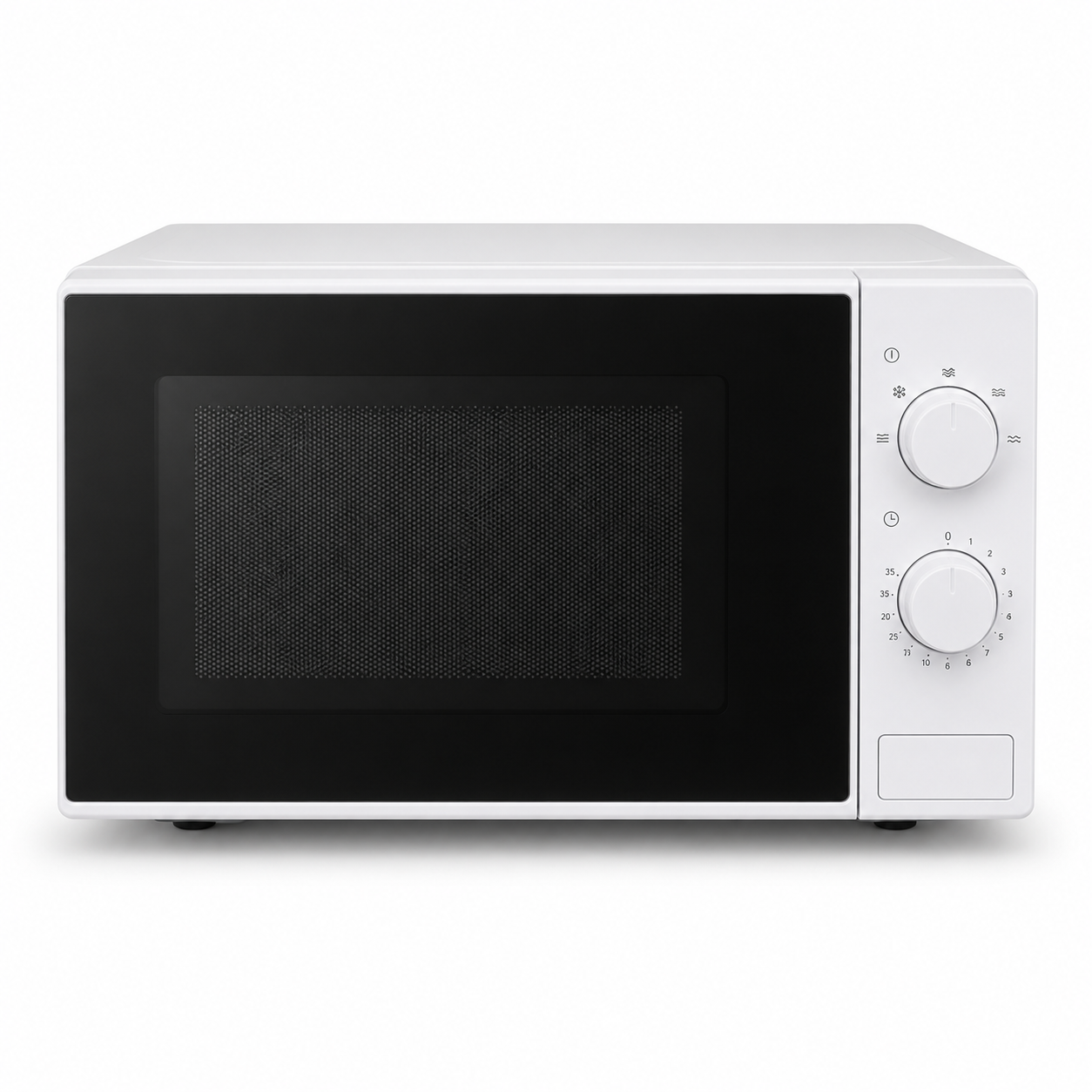 Midea 20L Solo Microwave Oven MO20MWH | 700W | Manual Control | White | UAE