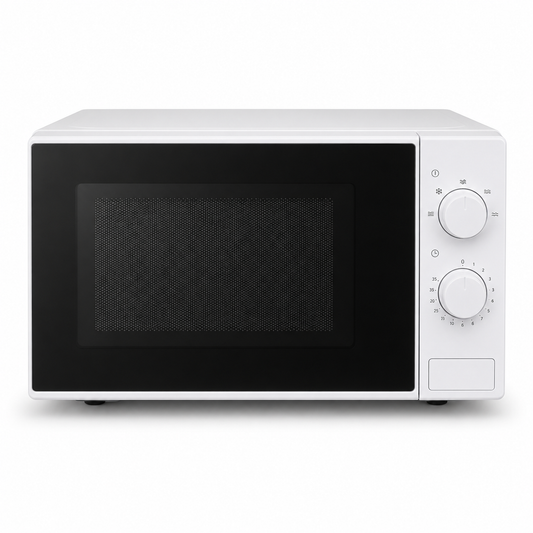 Midea 20L Solo Microwave Oven MO20MWH | 700W | Manual Control | White | UAE