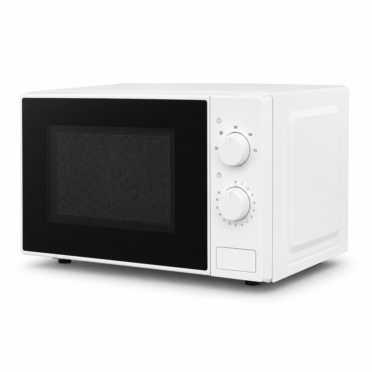 Midea 20L Solo Microwave Oven MO20MWH | 700W | Manual Control | White | UAE