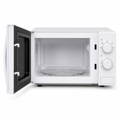 Midea 20L Solo Microwave Oven MO20MWH | 700W | Manual Control | White | UAE