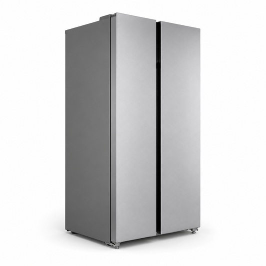Midea 720L Double Door Refrigerator MDRT723MTE46D | Quattro Inverter | No Frost | Silver | UAE