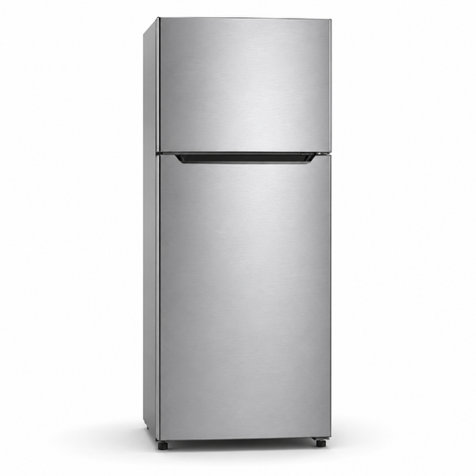 Midea 489L Double Door Refrigerator MDRT489MTE | Inverter Compressor | No Frost | Multi Air Flow | Silver | UAE